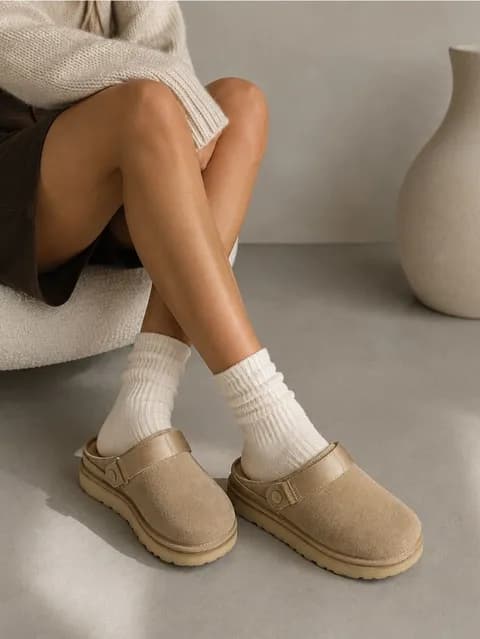 UGG Goldenstar Clog Mustard Seed Shoe