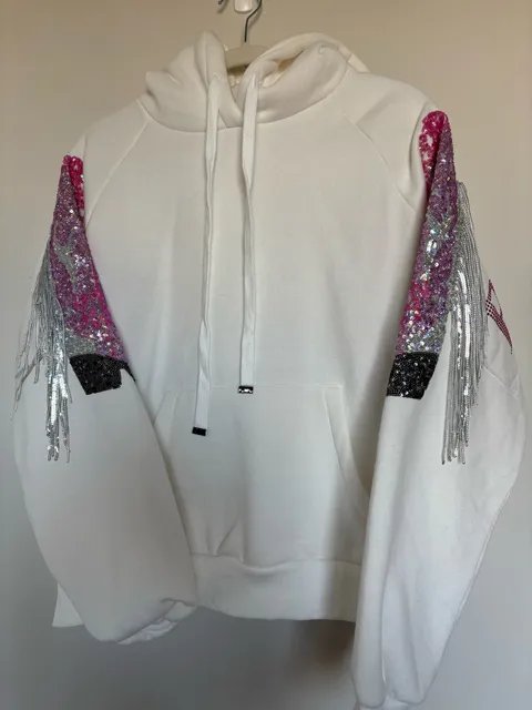 Bride Hoodie rhinestone