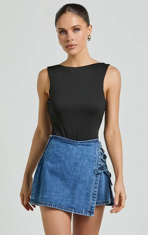 Denim Showpo Skort