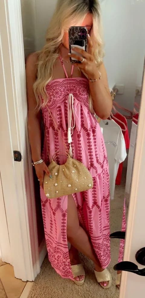 Maxi dress Pink Size M