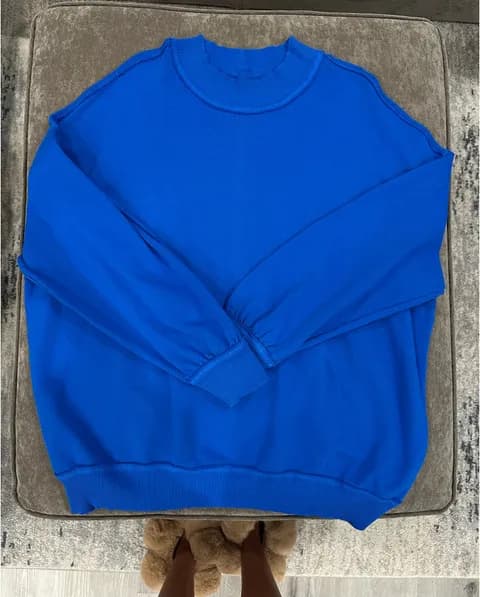 Free People We The Free Blue Pullover