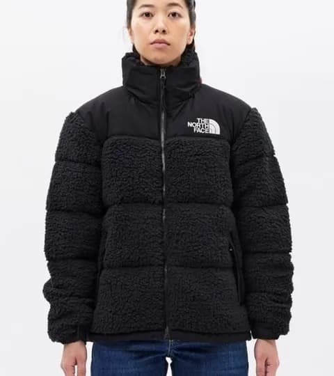 The North Face Nuptse Puffer Jacket In Black