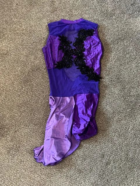 Purple Lyrical Dance Costume Size M
