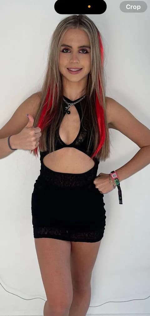 Black sheer rave dress
