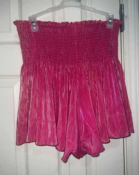 hot pink shorts