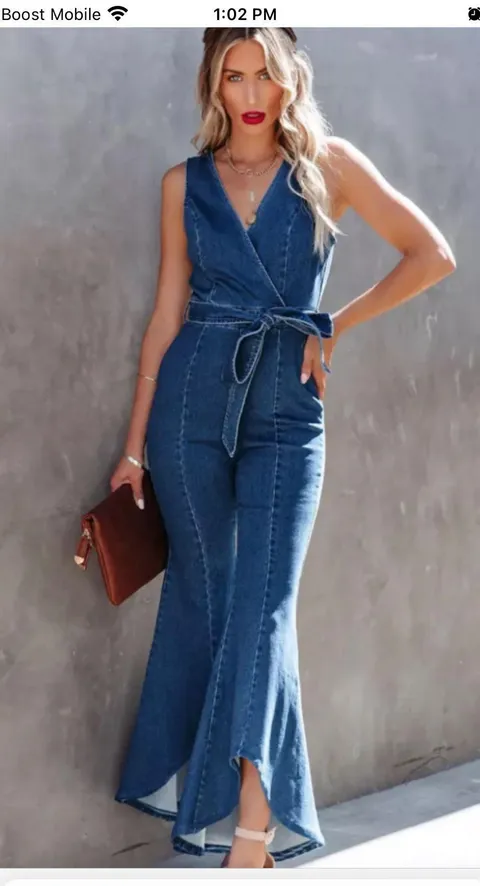 Vici denim jumpsuit
