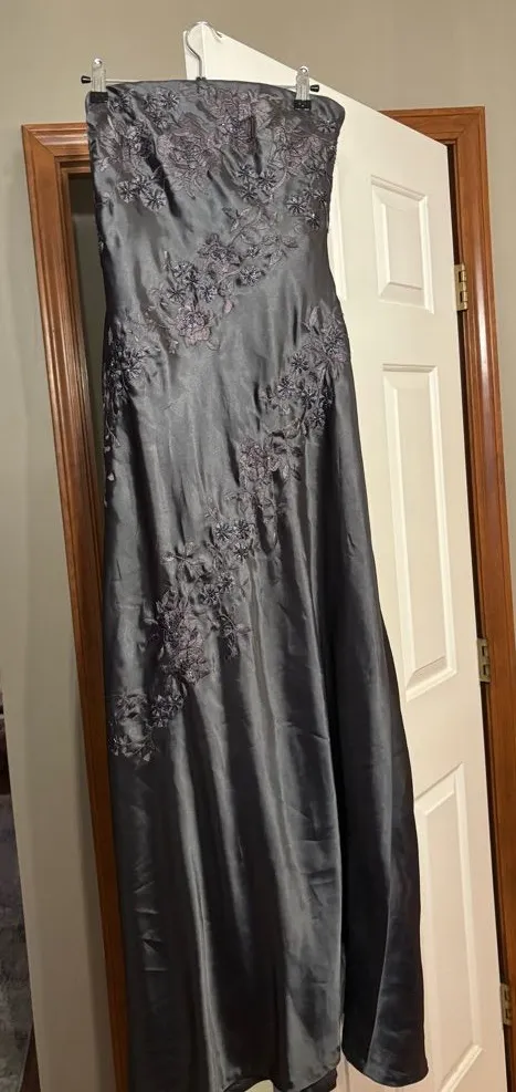 Sue Wong Strapless Maxi Dress