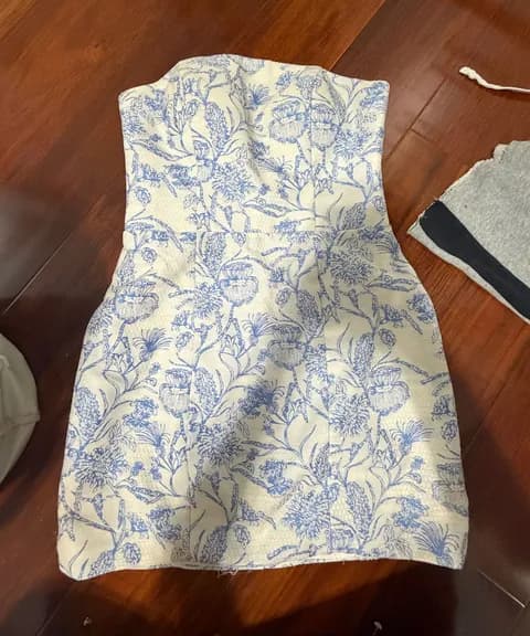 floral homecoming dress Blue Size 2