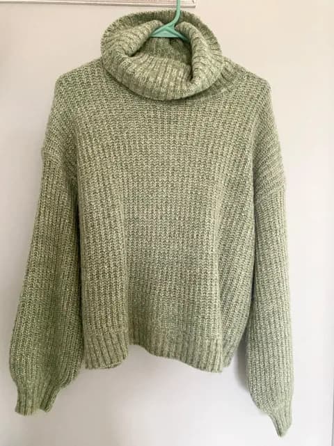 High Neck Knit Sweater