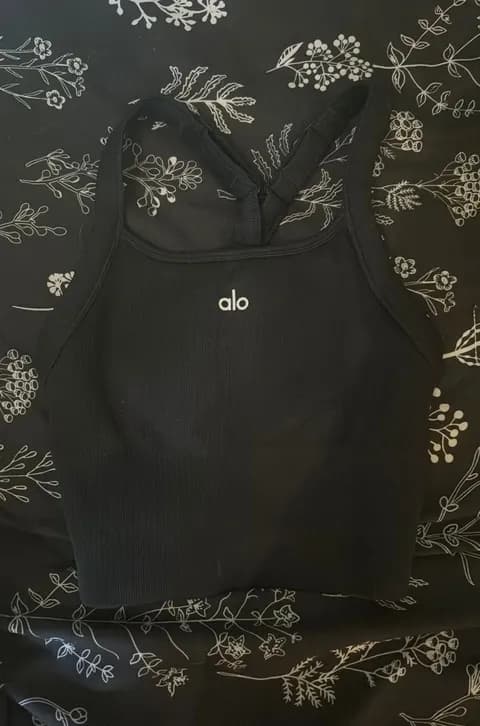 Black Alo Sports Yoga Bra