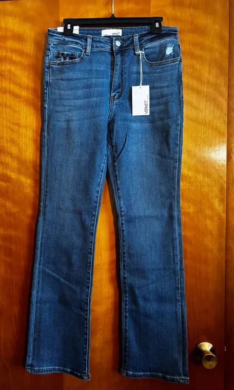 Vervet High-Rise Bootcut Jeans 30