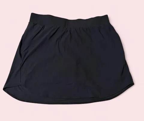 all in motion Black Active Skort