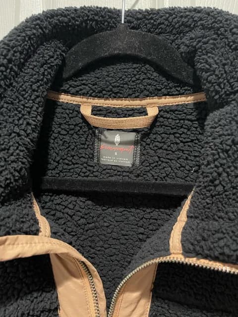 FP Movement Fleece Black and Peach Bark