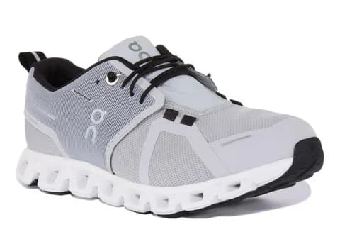 On Cloud 5 Waterproof Women Size 10 Running Shoes Gray Black Activewear Walking