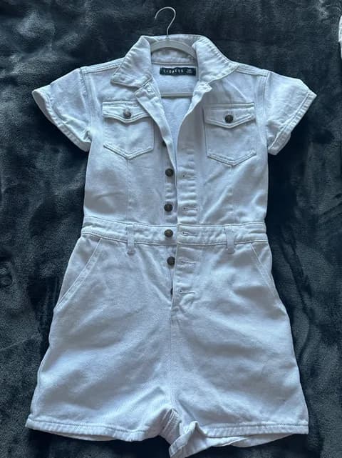 Denim Romper