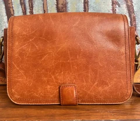 Madewell Transport Flap Shoulder Bag English Saddle leather crossbody