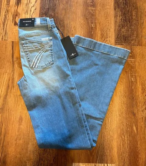 7 for all mankind dojo jeans size 25 NWT