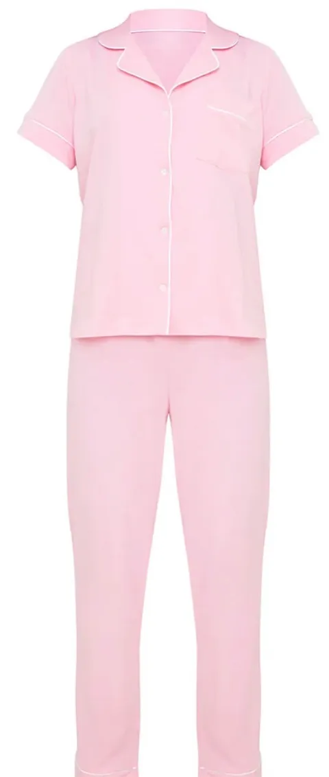 | Button Down PJ Set