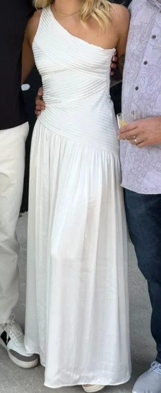 White Meshki Dress Maxi