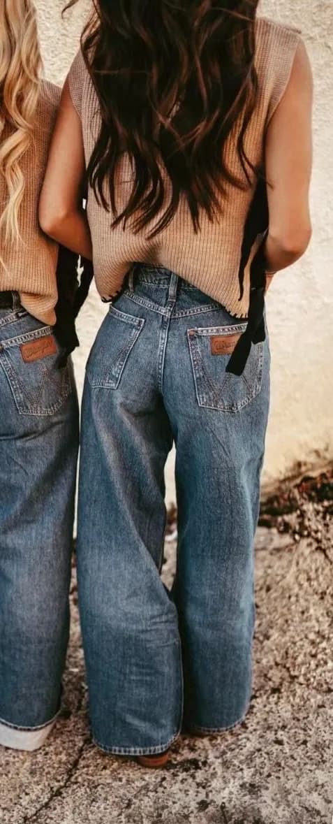 Wrangler Wide-Leg High-Rise
