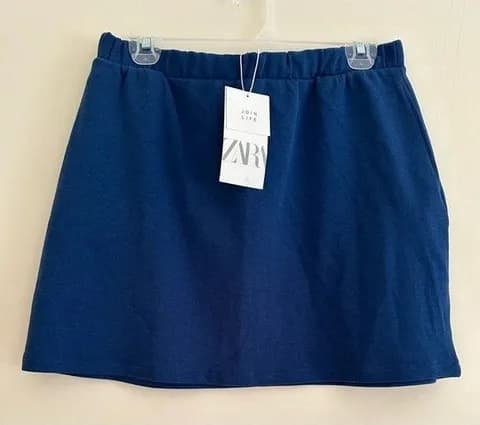 Zara blue skirt