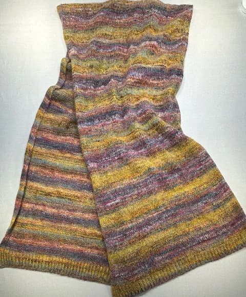 Anthropologie Akemi + Kin Space Dye Scarf Warm Knit Colorful Boho