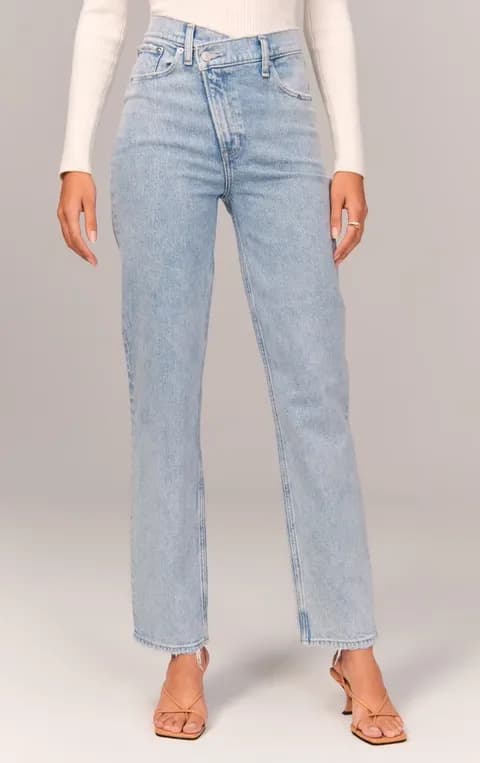 Abercrombie 90s Straight High-Rise jeans