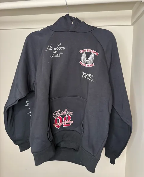True Religion Charcoal Hoodie