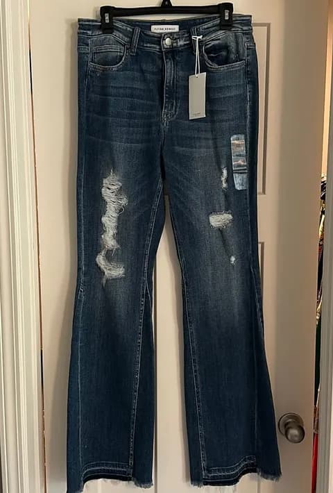 NWT fit and flare jeans
