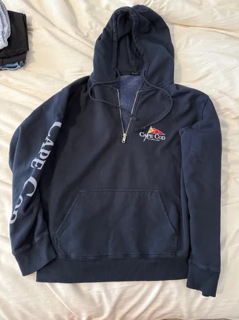 John Galt Navy Blue Quarter-Zip