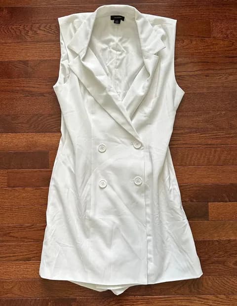 Halogen Sleeveless Blazer Romper