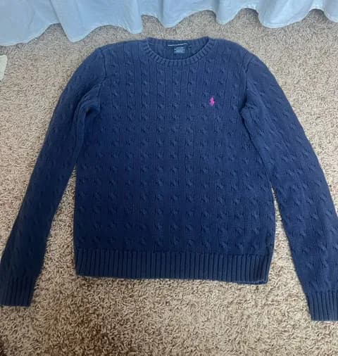 Ralph Lauren Long Sleeve Knit by Lauren Cotton Sweater