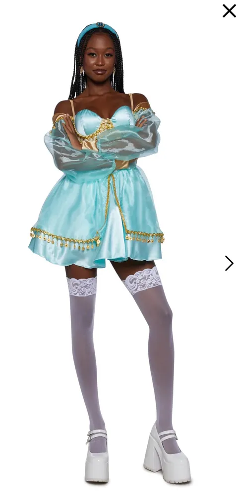 Dolls kill trickz n treatz desert princess costume M