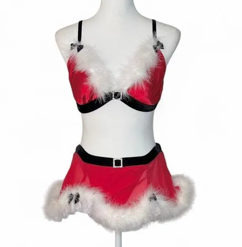 Frederick’s of Hollywood Santa Costume Lingerie Set