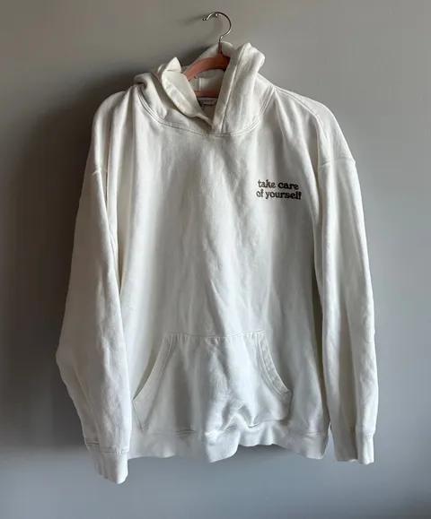 summer fridays oversized hoodie White Size XL