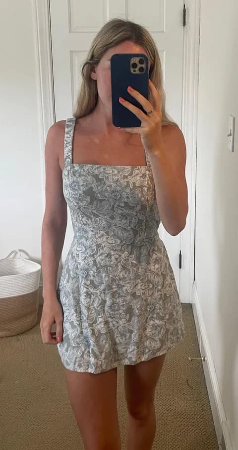 Scrunchie Strap Skort Dress
