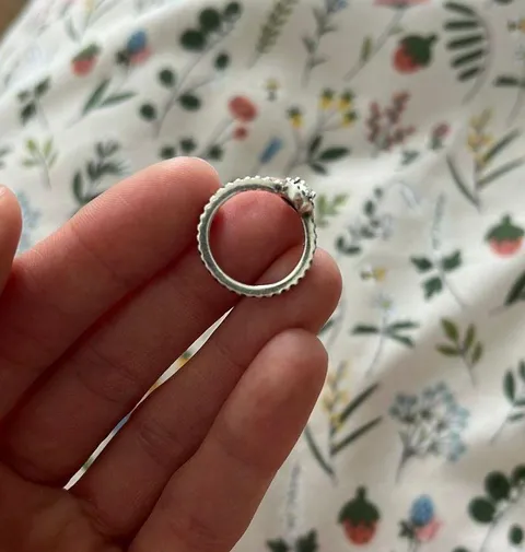 Pear-Shaped Pandora Diamond Ring