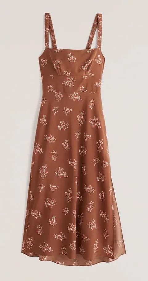 ABERCROMBIE Floral Midi Dress