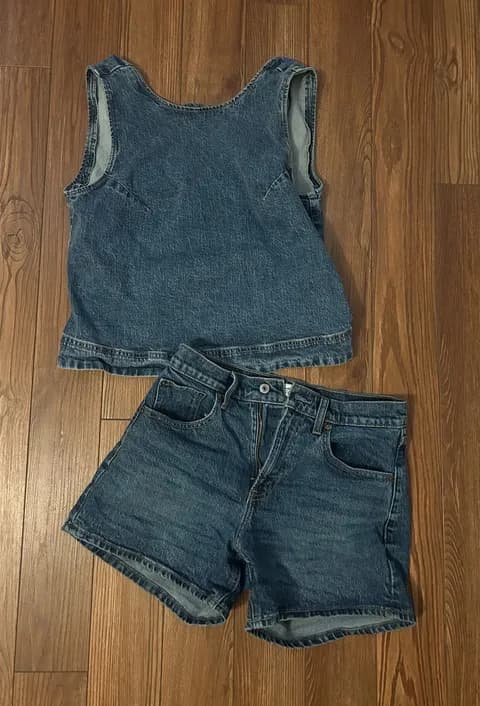 Abercrombie and Fitch denim set