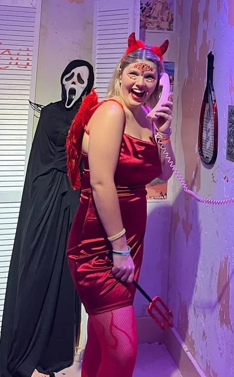 Devil Halloween Costume with dress