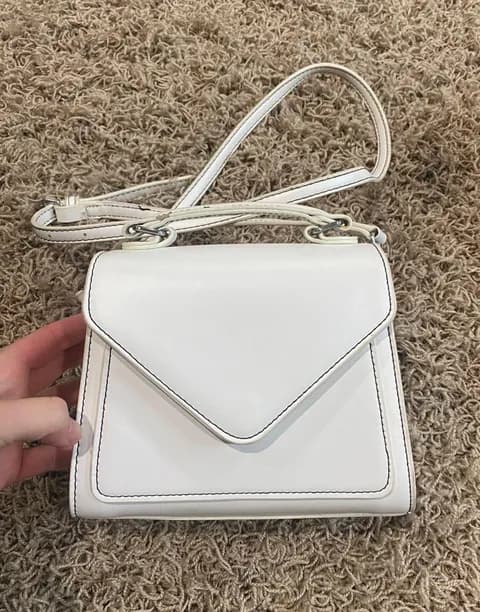 white purse