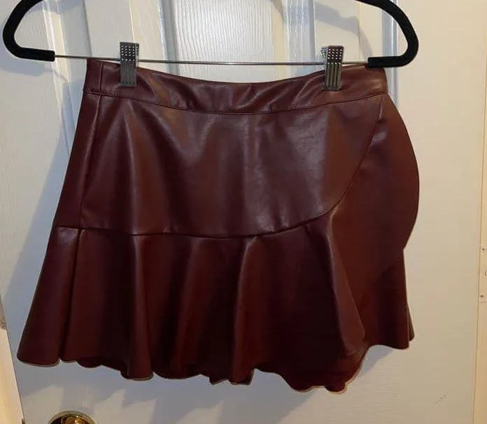 Do + Be Leather Skirt