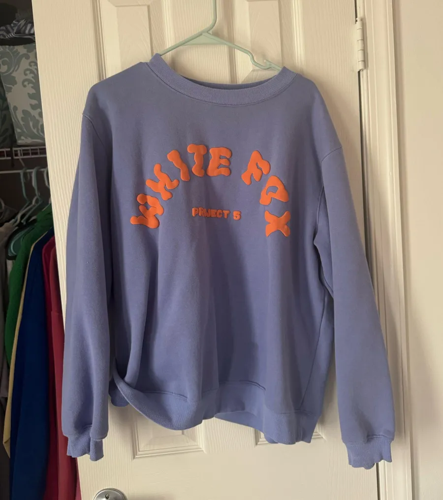 White Fox Crewneck Boutique Sweatshirt
