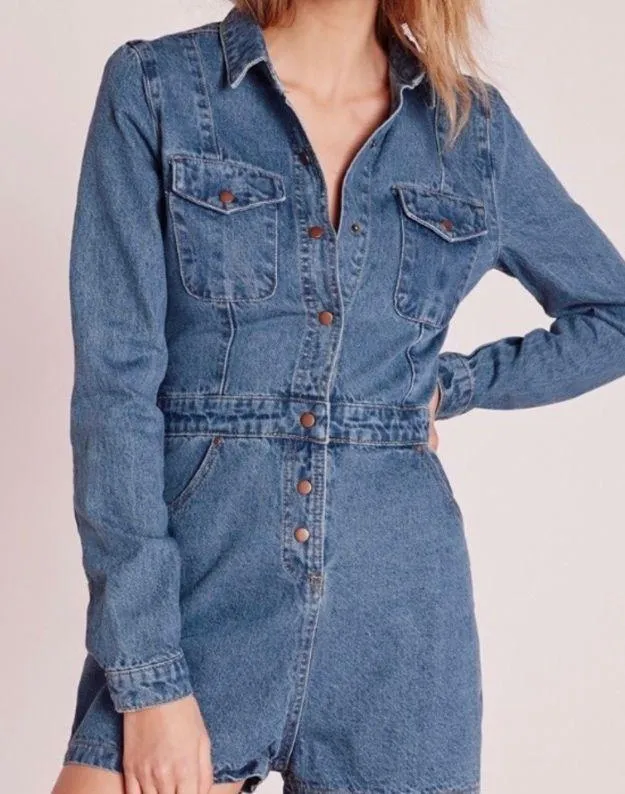 | Denim Romper