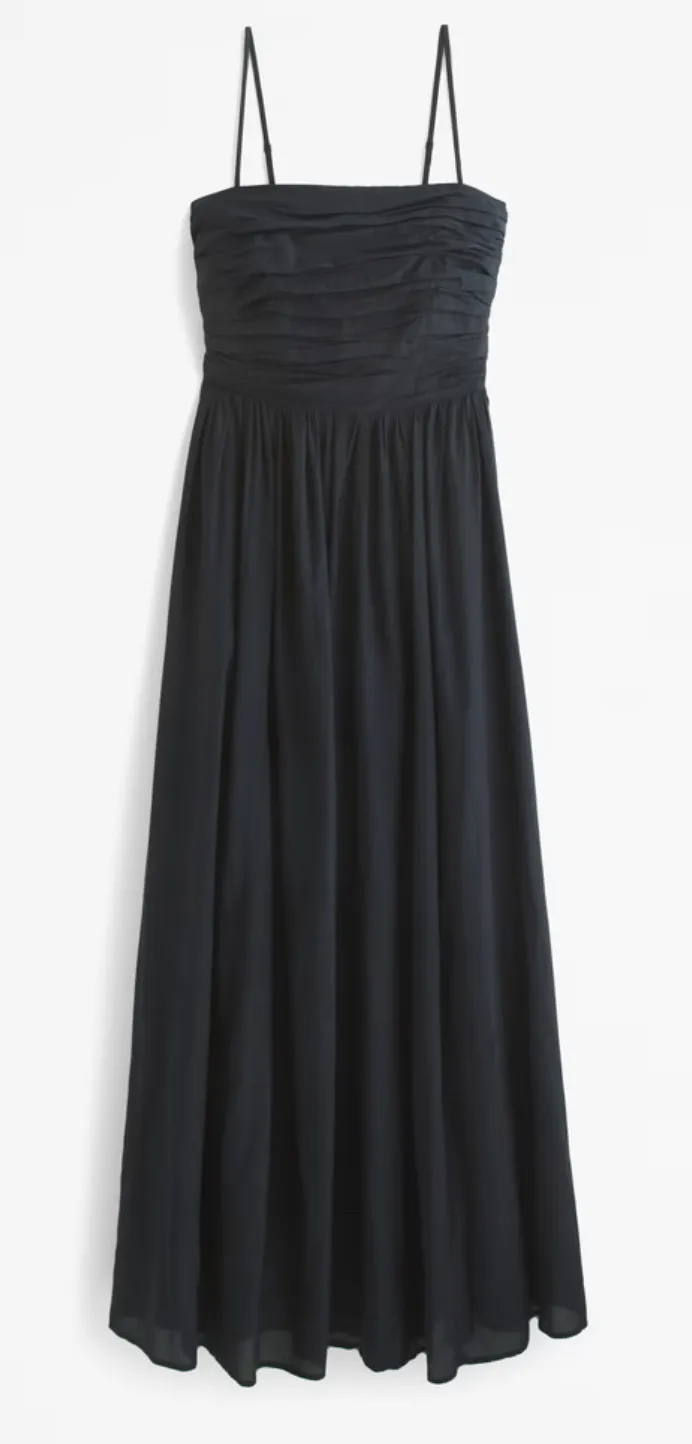 Abercrombie & Fitch Black Strapless Dress