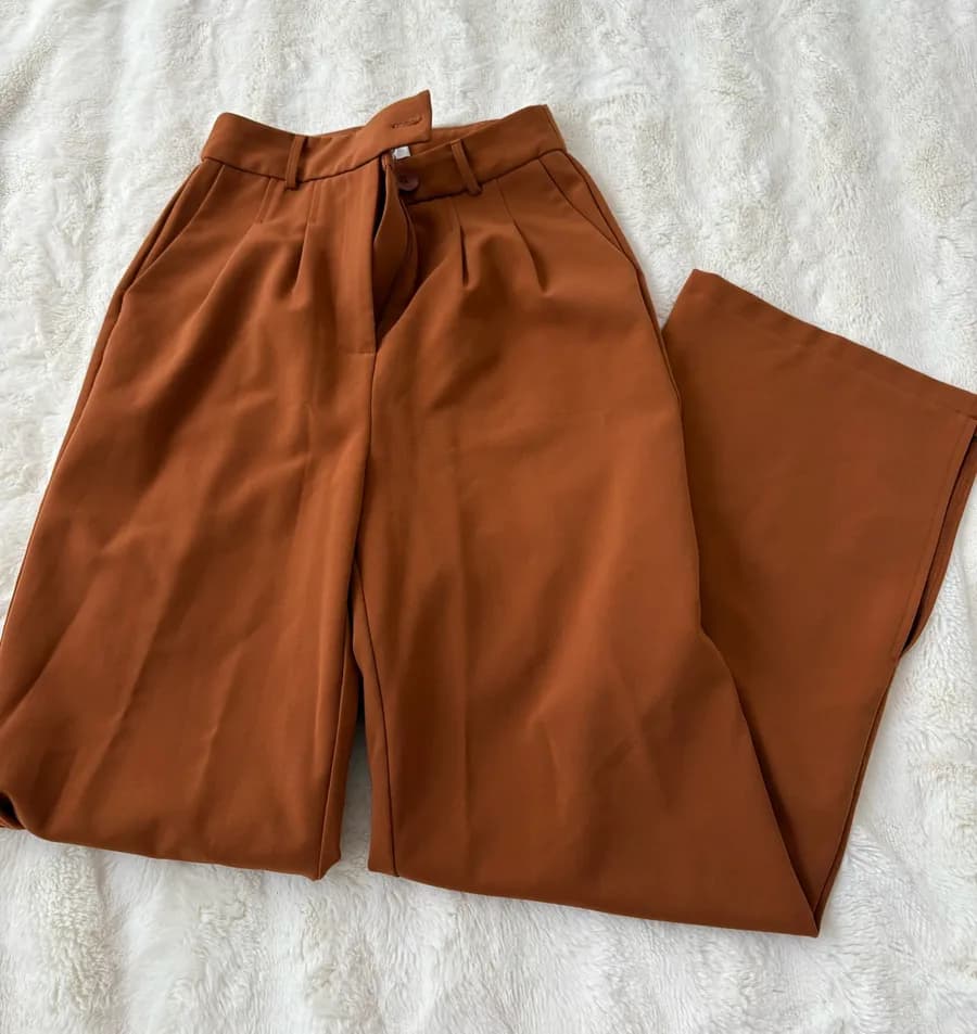 Princess Polly Brown Business Slacks