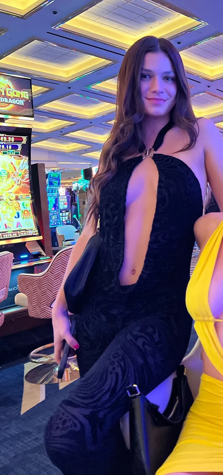 I am Gia black jumpsuit