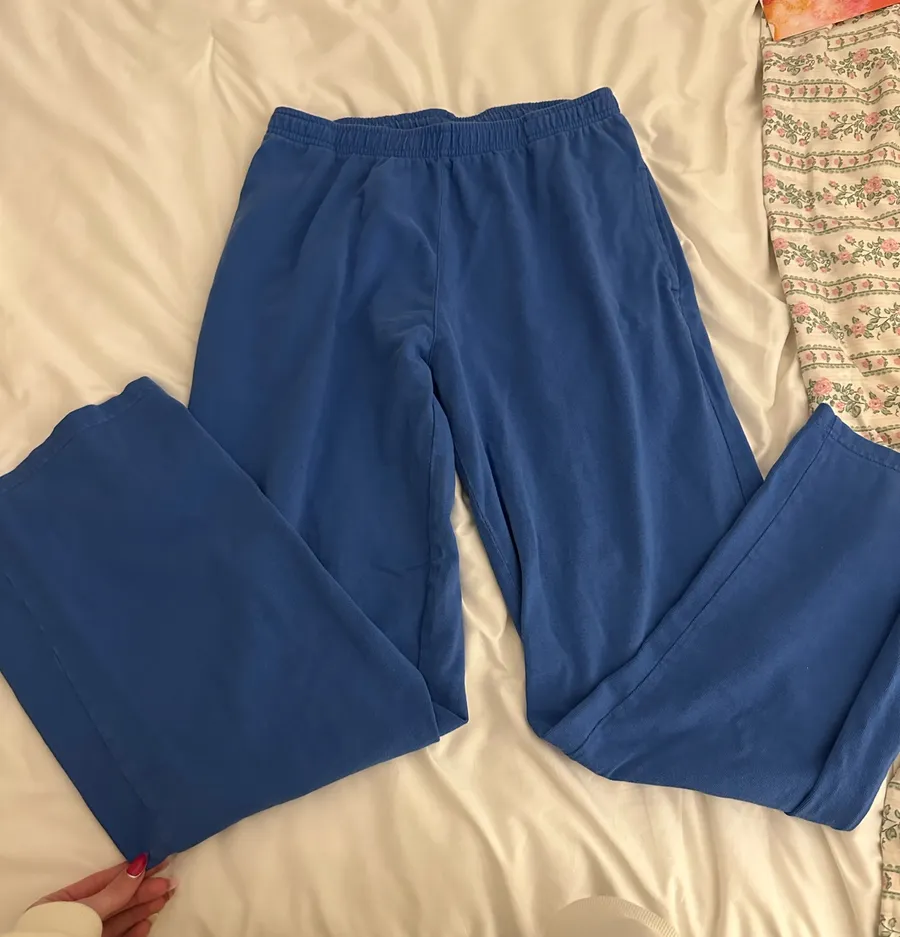 Electric Blue Brandy Melville Sweatpants