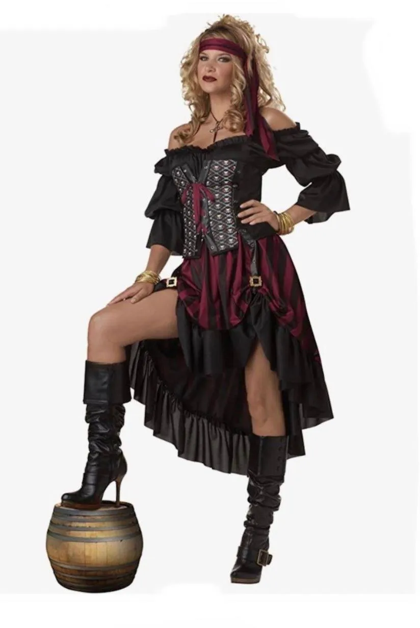 Pirate Wench Costume Sz XL