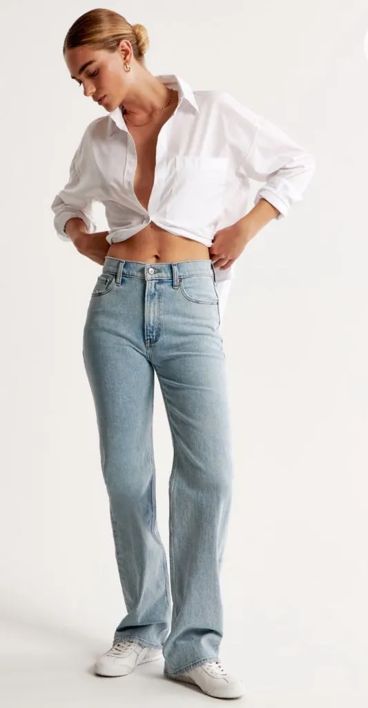 NWT Abercrombie & Fitch The ‘90s Relaxed High Rise Jeans